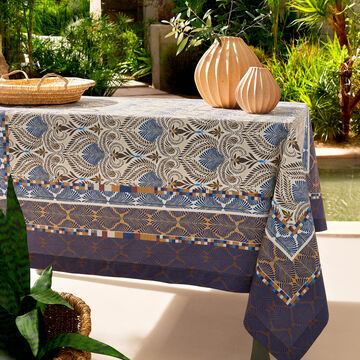 Produktbild fr 'Tischdecke, Bassetti Nairobi - Premium-Qualitt, 100 % Baumwolle, 4 Gren, Braun oder Orange'