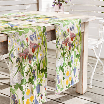 Produktbild fr 'Tischlufer: Schwedische Sommer-Tischwsche aus hochwertiger Bio-Baumwolle'