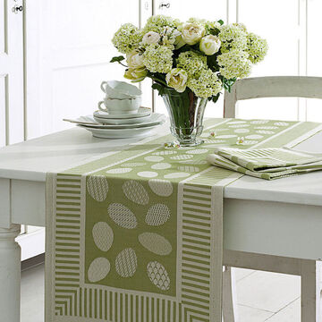 Produktbild fr 'Tischset: Geschmackvolle Tischwsche zeigt dezent gemusterte Ostereier'