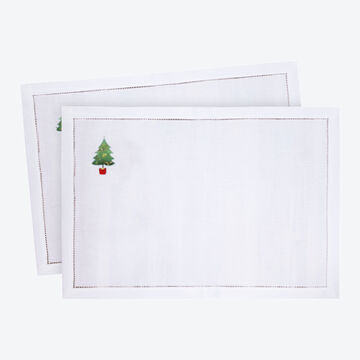 Produktbild für 'Tischset: Handgestickte Weihnachtstischwäsche Geschenke'