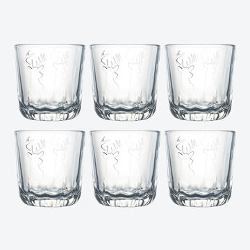 Produktbild für 'Trinkglas-Serie Hirsch: Getränke stilvoll genießen'