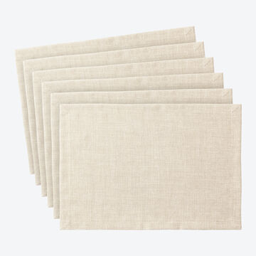 Produktbild f�r 'Unifarbene Basis-Tischsets mit Fleckschutz'