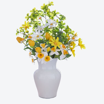 Produktbild für 'Unvergänglicher Frühjahrsstrauß mit Narzissen und Tulpen'