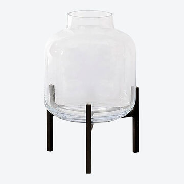 Produktbild für 'Vase oder Windlicht für ein stimmungsvolles Ambiente, Kerzenhalter, Kerzenständer, Gartenwindlicht'