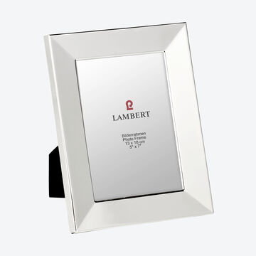 Produktbild fr 'Versilberter Lambert Bilderrahmen mit breitem Rand, Fotorahmen, Wechselrahmen, versilbert'