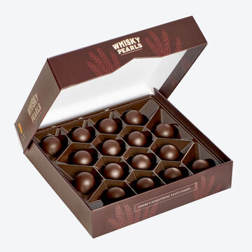 Produktbild fr 'Vollmundiger Whisky in feinster Zartbitter-Schokoladen-Praline'