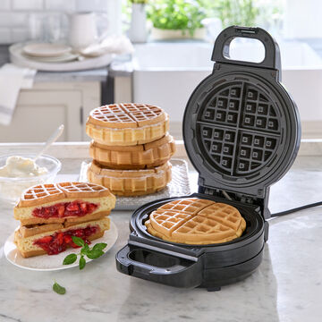 Produktbild fr 'Waffeleisen fr gefllte Waffeln – Spezialplatten  18 cm'