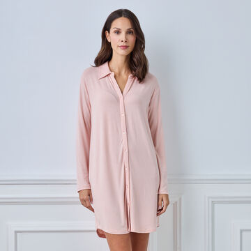 Produktbild für 'Weiches Schlafshirt Rosa in bequemer Passform'
