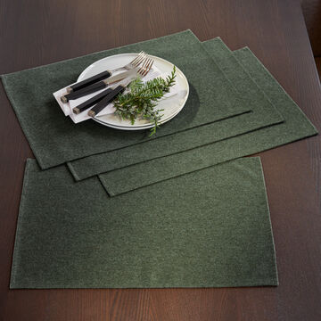 Produktbild für 'Weihnachtliche Woll-Tischsets, Jacquard-Tischwäsche'