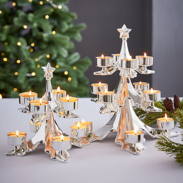 Produktbild für 'Weihnachtsbaum-Teelichthalter für prachtvollen Glanz'