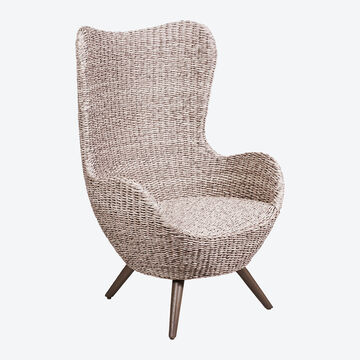 Produktbild für 'Wetterfester Lounge-Sessel aus innovativem Materialmix, Gartenstuhl, Gartensessel'