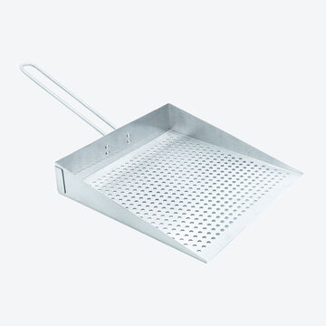 Produktbild für 'XL-Grillschaufel: Komfortabel grillen, schwenken und sicher transportieren'