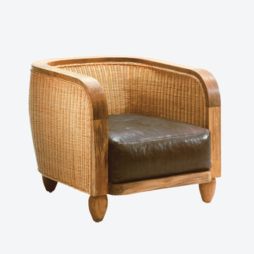 Produktbild für 'Zweifarbiger Lambert Clubsessel im ewig modernen Design der 1920er Jahre'