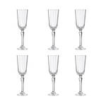 Produktbild für ' Champagnerflöte-Kristallgläser im Art Deco Design'