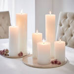 Produktbild fr 'Handgegossene dicke Altarkerzen aus Dnemark'