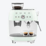 Produktbild für 'SMEG-Siebträgermaschine mit Kaffeemühle, Espressomaschine'