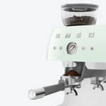 Produktbild für 'SMEG-Siebträgermaschine mit Kaffeemühle, Espressomaschine'