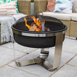 Produktbild für 'Feuerschale mit Grill Ø 65 cm - der Mittelpunkt jeder Gartenparty'