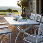 Produktbild für 'Ausziehbarer eleganter Outdoortisch aus Italien'
