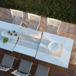 Produktbild für 'Ausziehbarer eleganter Outdoortisch aus Italien'