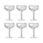 Produktbild fr 'Elegante Cocktailglser in Facettenoptik verzaubern mit funkelnden Reflexen'