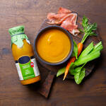 Produktbild fr 'Hocharomatische Gemse-Suppe mit Jamn Ibrico-Schinken'