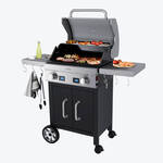 Produktbild für 'Mobile Elektro-Grillküche: Präzises Grillen bis 300 °C, komfortable Handhabung'