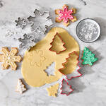 Produktbild fr '6-tlg. Pltzchen-Ausstecher-Set - Tannenbume und Schneeflocken'