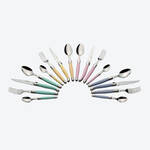 Produktbild fr 'Laguiole-Besteck in frischen Pastellfarben'