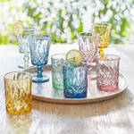 Produktbild fr 'Farbenfrohe Facetten-Weinglser: Robuste Qualitt fr den tglichen Gebrauch'