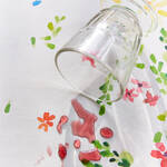 Produktbild fr 'Fleckabweisende Blmchen-Tischdecke mit Faserschutz'