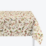 Produktbild für 'Romantische Tischdecke mit feinen Illustrationen, Tischläufer, Tischtuch'