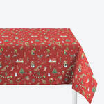 Produktbild für 'Weihnachts-Tischdecke im nostalgisch-modernen Look, Tischläufer, Tischtuch'