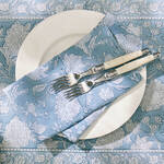 Produktbild fr '4er-Set Servietten - handbedruckt, 50/50 cm, 100 % Baumwolle'