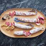 Produktbild fr 'Fuet: Wrzige katalanische Edelsalami mit Knoblauch, Salami, Schwein, aus Spanien'