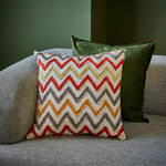 Produktbild fr 'Dekokissenhlle Zickzack - 75 % Polyester, 25 % Baumwolle, 45/45 cm'