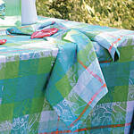 Produktbild fr 'Servietten: Fleckabweisende Jacquard- Tischwsche mit passenden Sommertextilien in sonnigem Madraskaro'