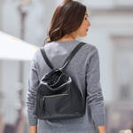 Produktbild fr '2-in-1-Damen-Handtasche und -Rucksack - Leder, 31/12/28 cm (B/T/H)'