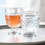 Produktbild fr 'Becherglser Belle le mit Muschel-Dekor'