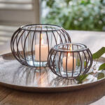 Produktbild fr 'Ganzjhrig verwendbares Metall-Windlicht, Kerzenhalter, Laternen, Kerzenleuchter, Kerzenstnder, Kerzenhalterung'