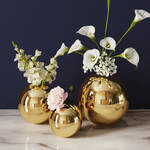 Produktbild für 'Unikat Kugelvasen für glamouröse Deko, Blumenvase, Tischvase, Dekovase'