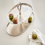 Produktbild fr 'Lambert Etagere  Clea   - 2 Ebenen, oval, kunstvoll gehmmert'