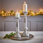 Produktbild fr 'Kerzenstnder - Glas mit feinem Strassring, fr Stumpenkerzen'