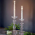 Produktbild fr 'Kerzenstnder - transparentes Glas, moderne Form'