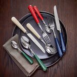 Produktbild f�r 'Besteck-Set 4-tlg. aus Edelstahl mit Nylongriffen'