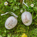 Produktbild für 'Nostalgisches Ostereier-Set mit Lamm und Hase, saisonale Deko'