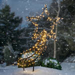 Produktbild für 'Weihnachtsbeleuchtung in Form eines Kometen mit 300 LEDs, Leuchtstern, Weihnachtsdeko, Sternschnuppe, Schweifstern'