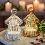 Produktbild für 'Festlicher Lichterglanz mit LED-Glas-Engel, Engel Figur, LED-Licht, Weihnachtsdeko'