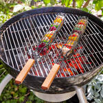 Produktbild für 'Grillkörbe halten Spieße sicher in Form, nichts verrutscht'