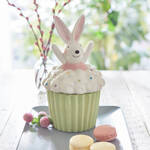 Produktbild für 'Originelle Keramikdose mit Osterhase'